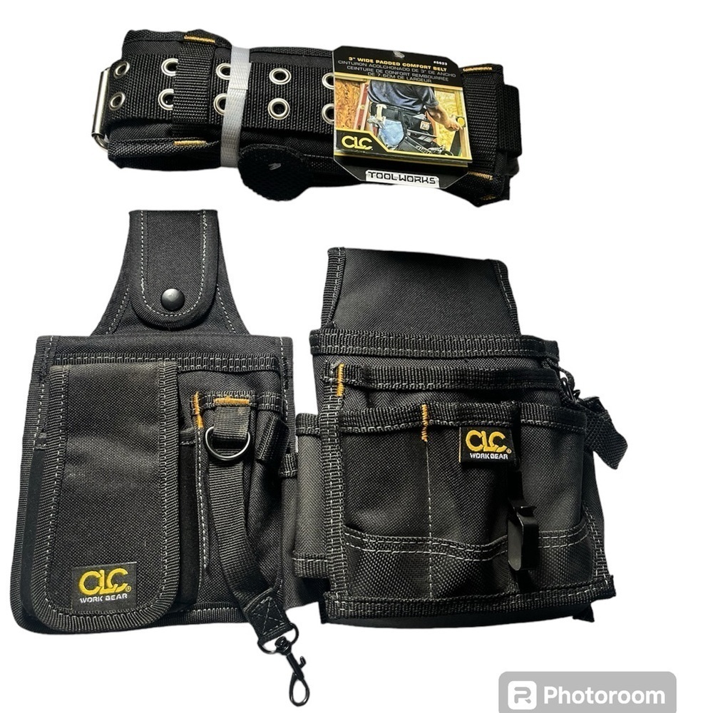 NWT CLC 3 Pc Belt And Tool Pouches